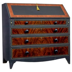 Antique 19th century Victorian painted bureau