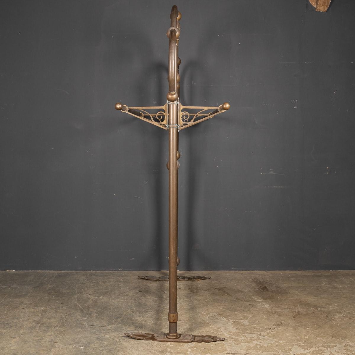 19th Century Victorian Pair Of Brass Coat Stands, c.1890 For Sale 2