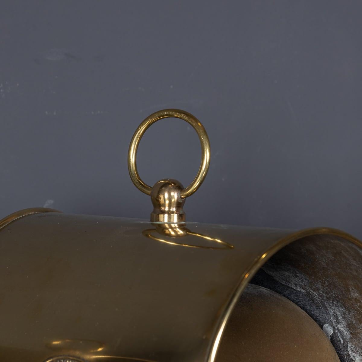 19th Century Victorian Pair Of Brass Davy & Co Yacht Cabin Oil Lamps c.1890 For Sale 10