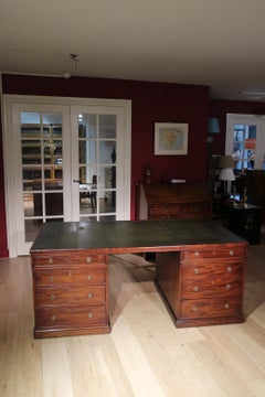 19th Century Victorian Partner Desk