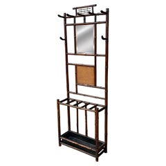 19th Century Victorian Period Bamboo Hall Stand