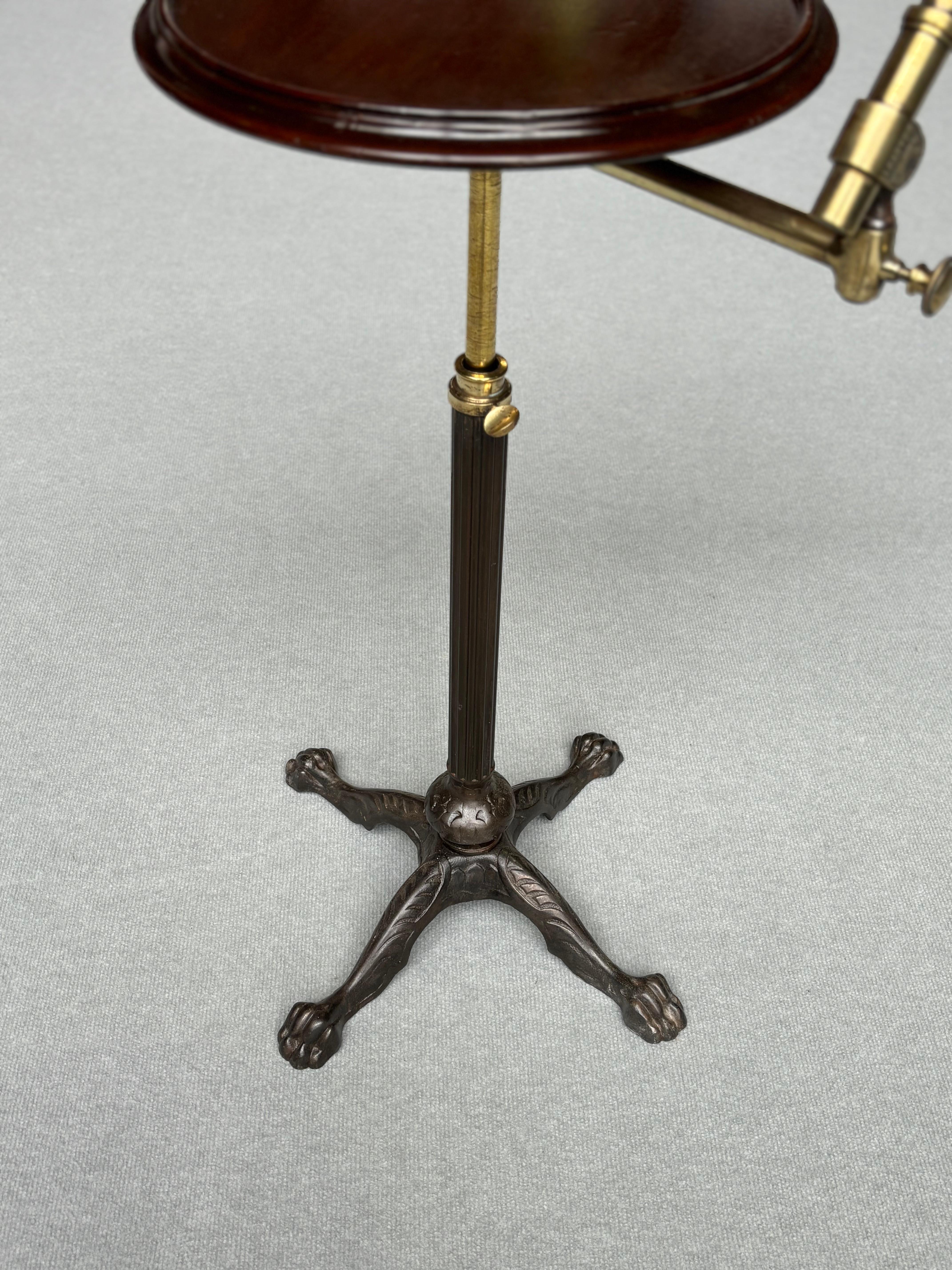 19th Century Victorian Period Cast Iron Adjustable Reading Stand by John Carter In Good Condition For Sale In Petworth,West Sussex, GB