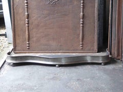 19th Century Victorian Period Fireplace Fender or Fire Fender