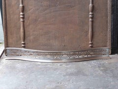19th Century Victorian Period Fireplace Fender or Fire Fender