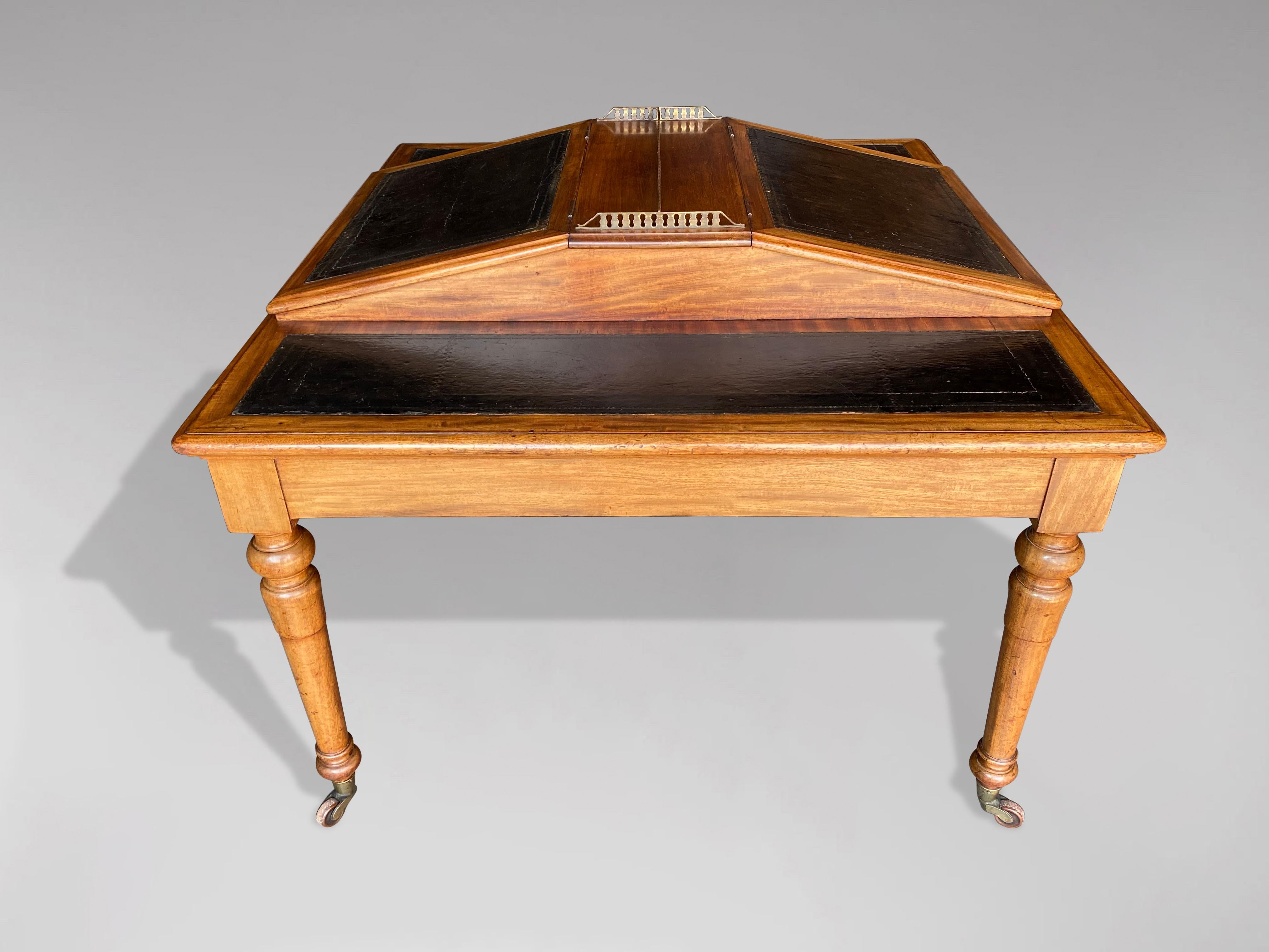 19th Century Victorian Period Partner's Writing Table In Good Condition For Sale In Petworth,West Sussex, GB
