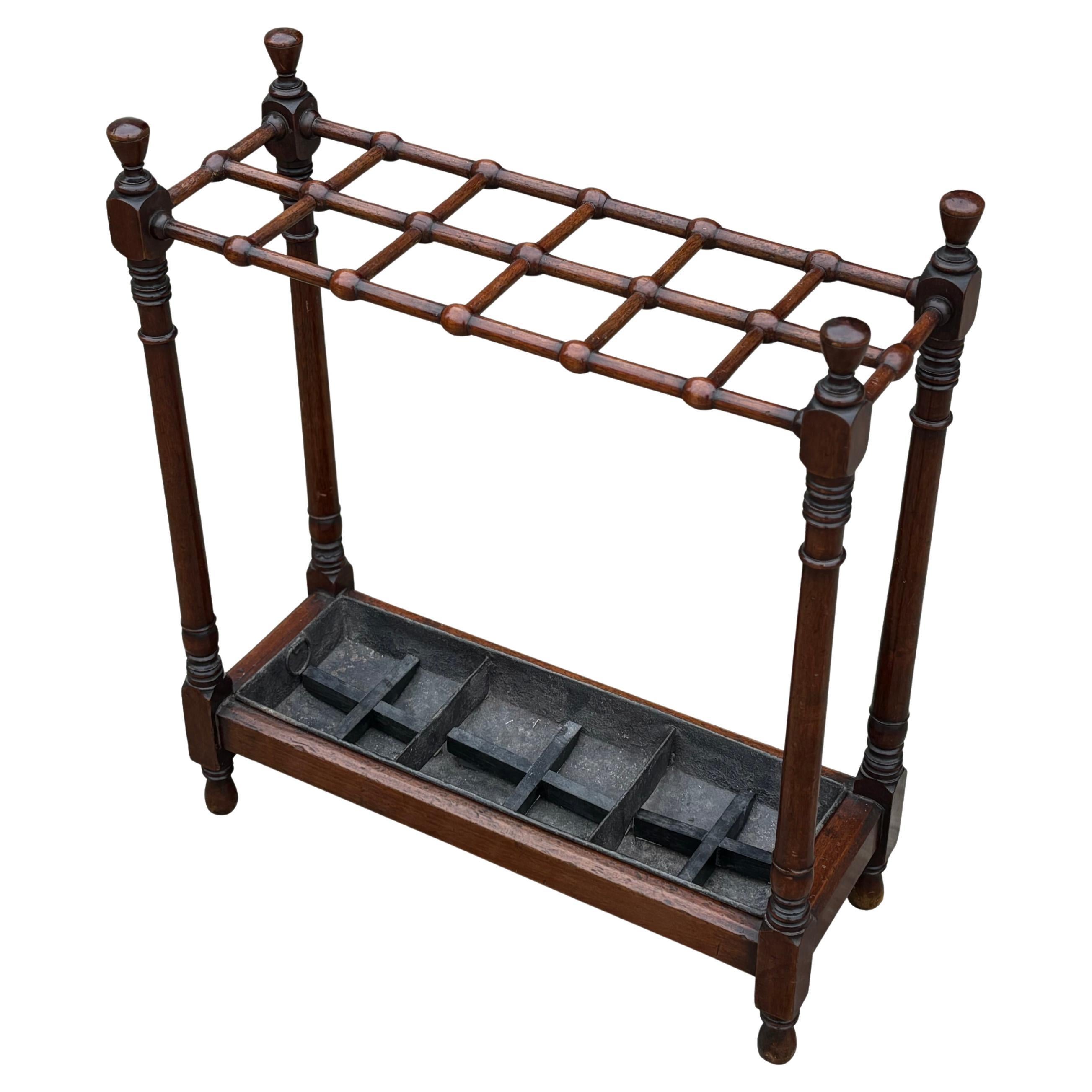 19th Century Victorian Period Mahogany Umbrella Stand