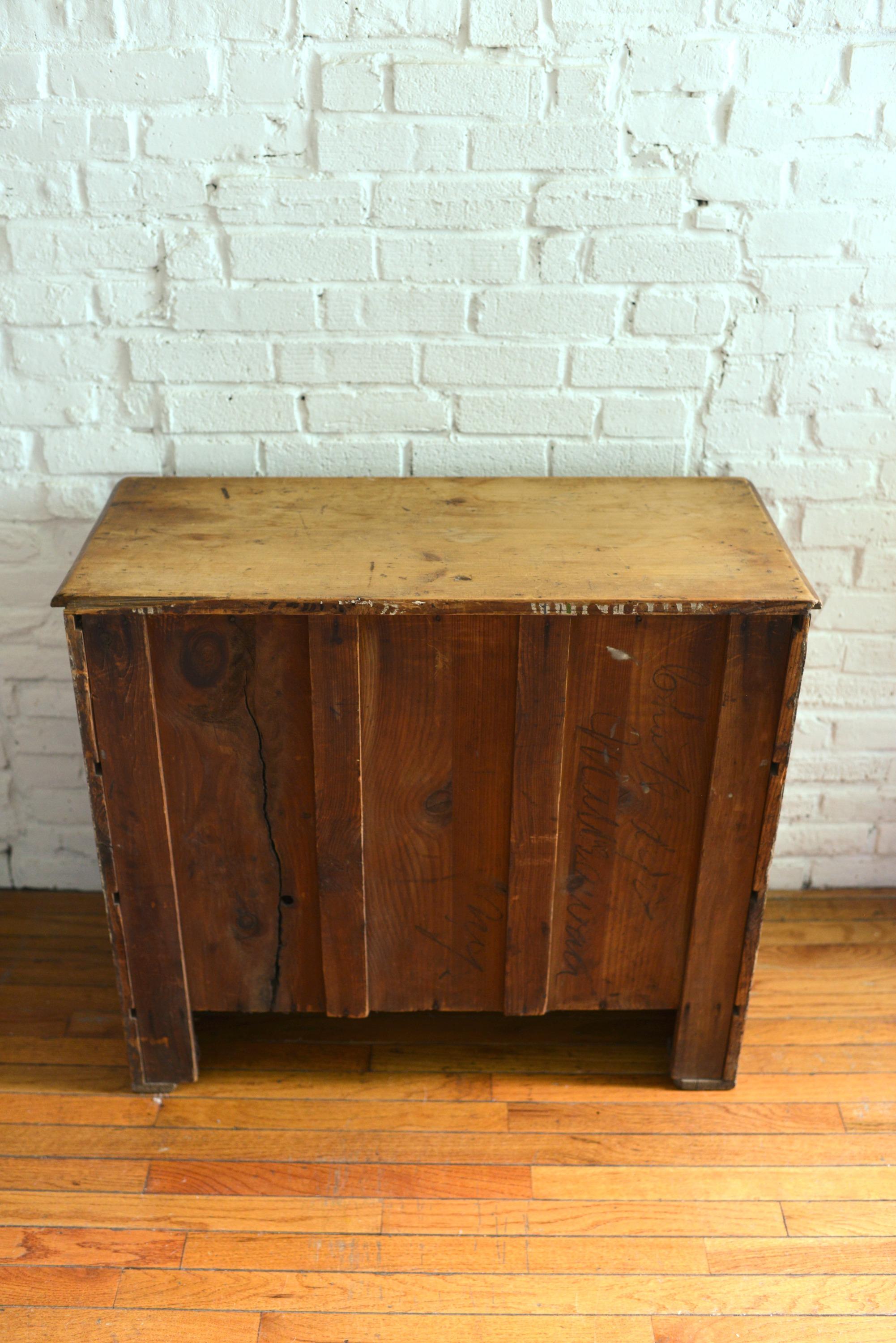 Unknown 19th Century Victorian Pine Chest of Drawers