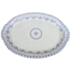 Plat / vaisselle de table touraine victorienne du 19ème siècle en porcelaine de Chine par Mercer