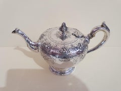 19th Century Victorian Scottish Sterling Silver Teapot, Edinburgh, 1846