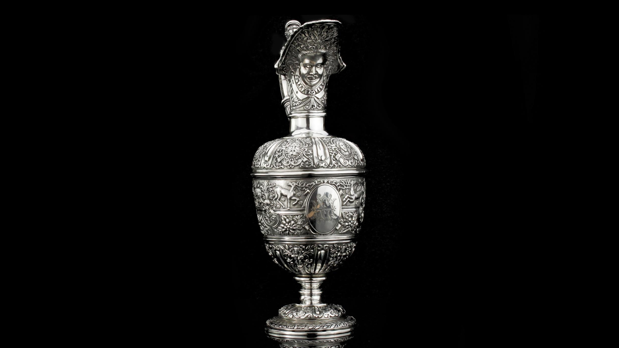 Antique 19th century unique Victorian solid silver 