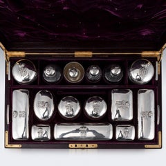 Coiffeuse de gentleman victorienne du 19ème siècle, William Leuchars, vers 1881