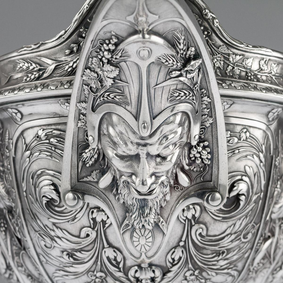 19th Century Victorian Silver Plate Centerpiece Bowl, Elkington, circa 1885 8