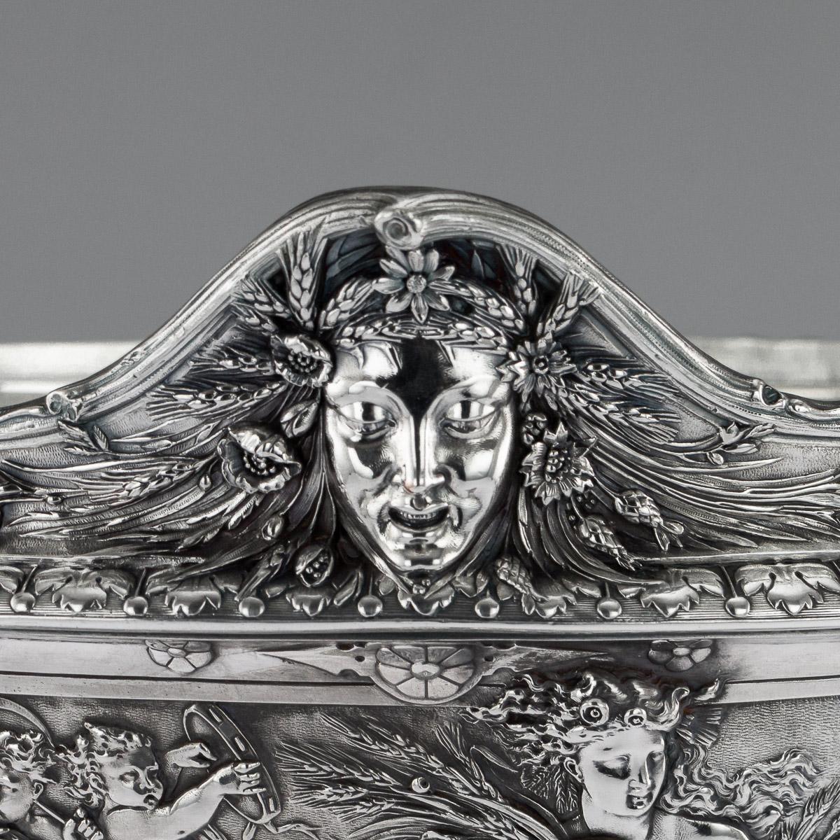 19th Century Victorian Silver Plate Centerpiece Bowl, Elkington, circa 1885 5