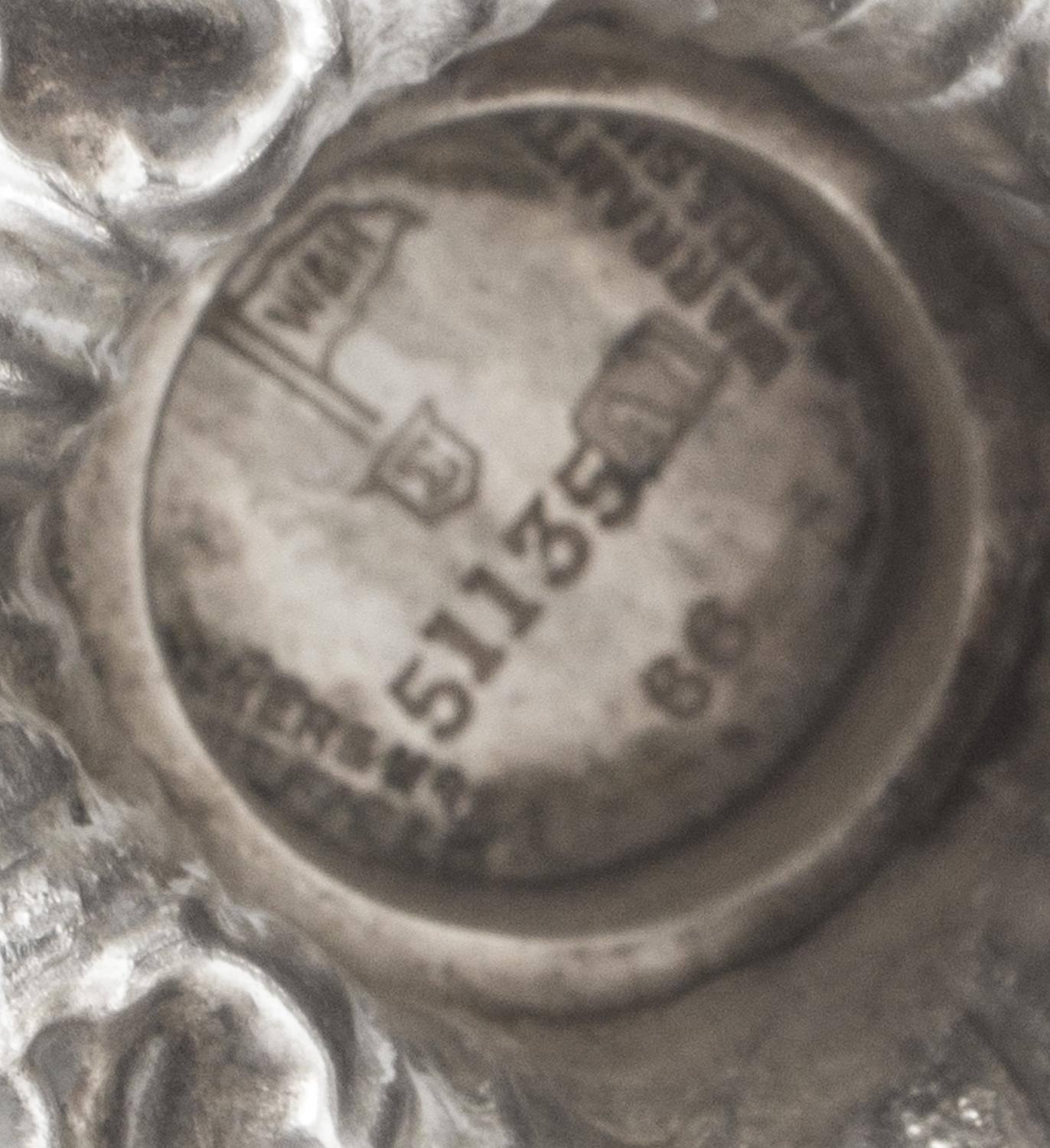 19th Century Victorian Silver Plate Claret Jug Walker & Hall 2