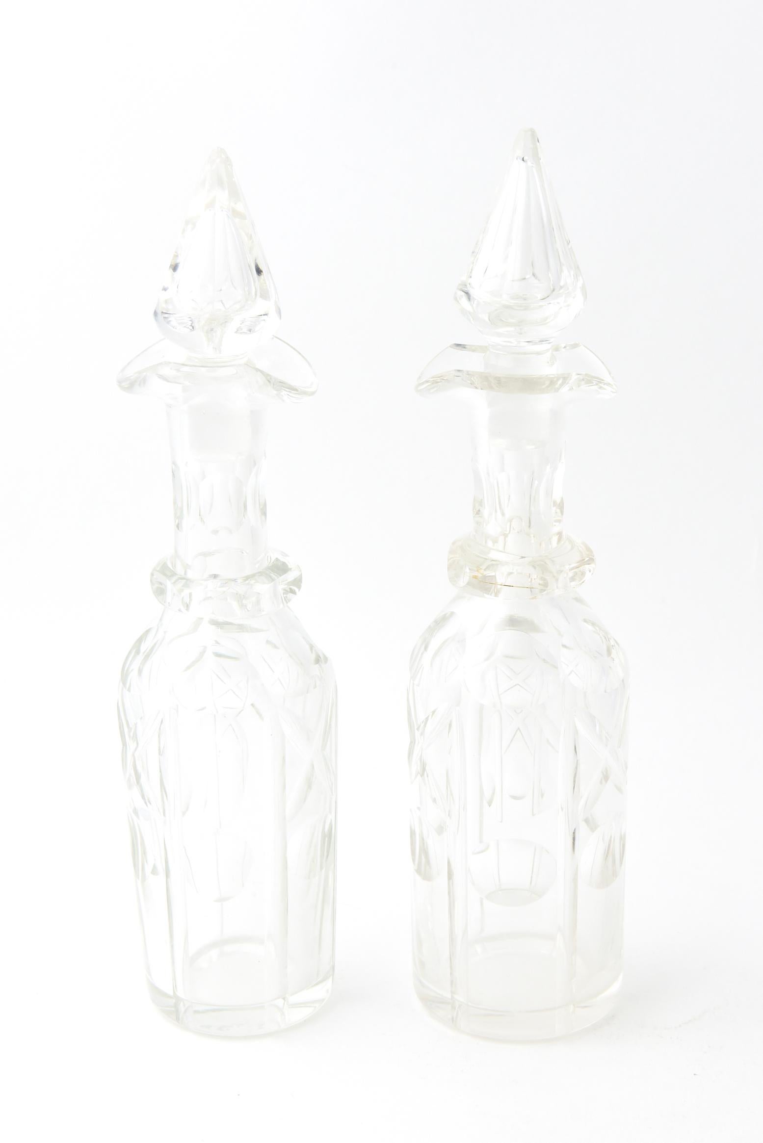 Silver Plate 19th Century Victorian Silver-Plate and Crystal Bottle Castor Set of 6 Pieces