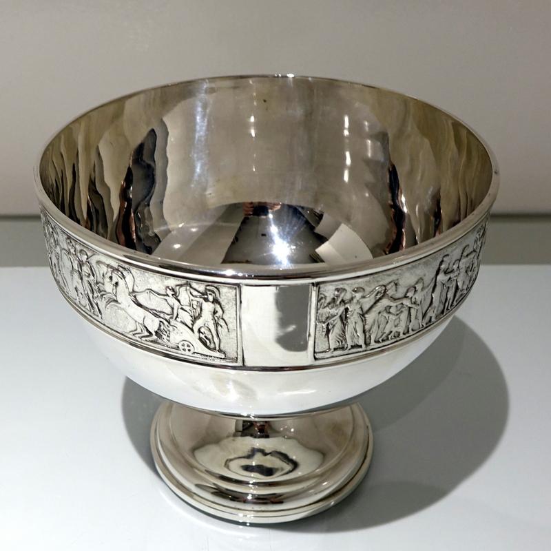 silver plated rose bowl