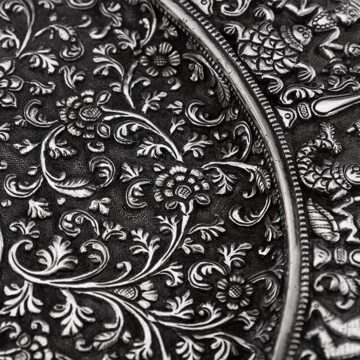 19th Century Victorian Silver Plated 'Indian Kutch Tazza', Elkington c.1869 5