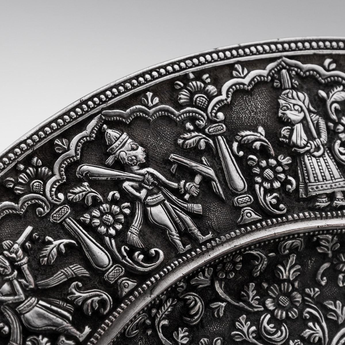 19th Century Victorian Silver Plated 'Indian Kutch Tazza', Elkington c.1869 7