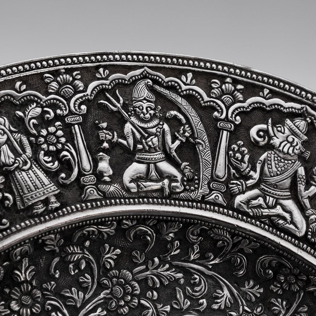 19th Century Victorian Silver Plated 'Indian Kutch Tazza', Elkington c.1869 8