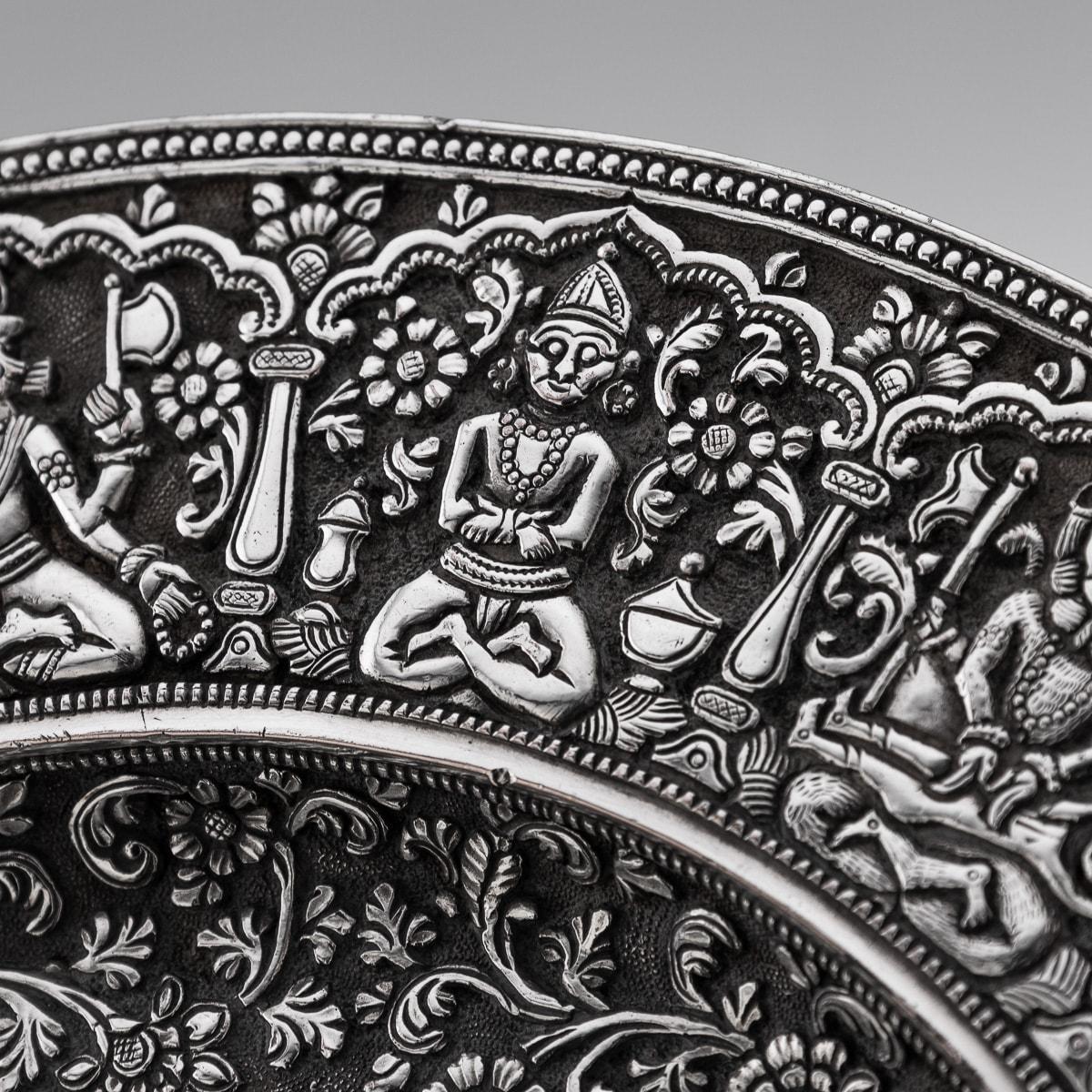 19th Century Victorian Silver Plated 'Indian Kutch Tazza', Elkington c.1869 9
