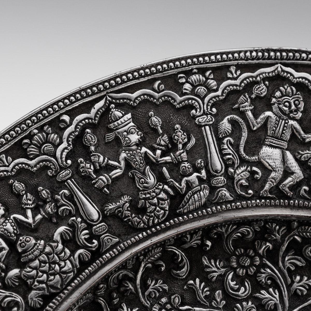 19th Century Victorian Silver Plated 'Indian Kutch Tazza', Elkington c.1869 11
