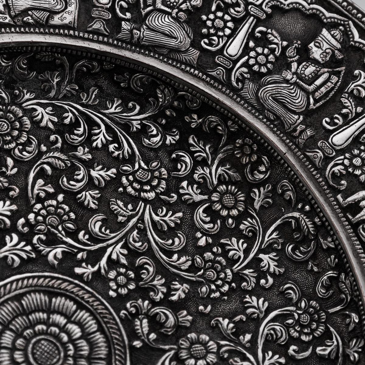 19th Century Victorian Silver Plated 'Indian Kutch Tazza', Elkington c.1869 14