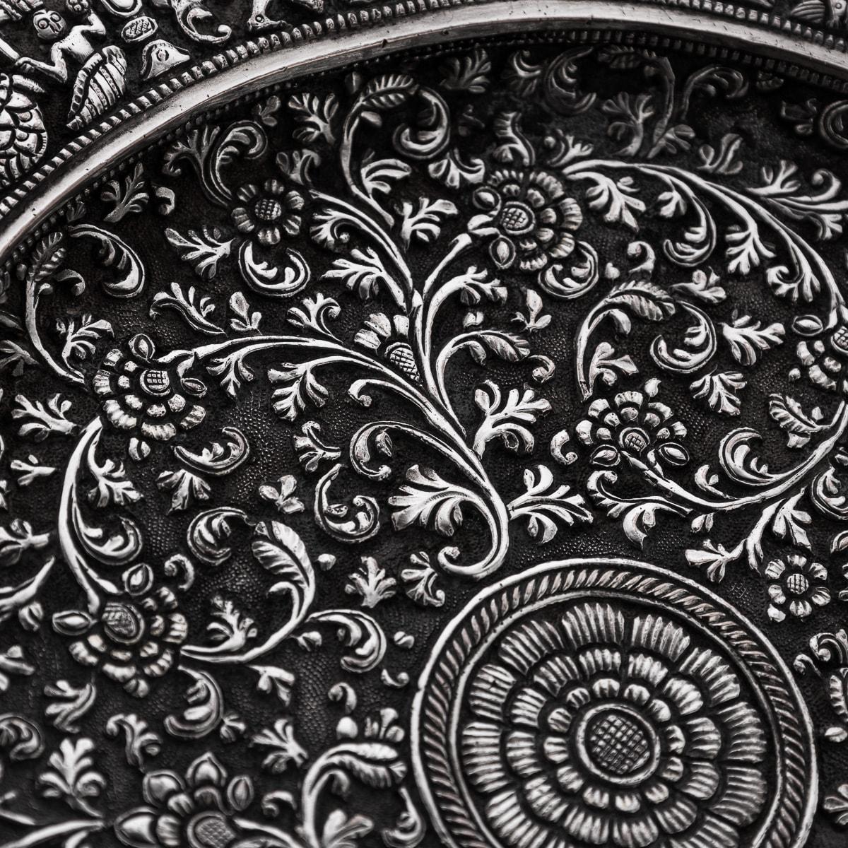 19th Century Victorian Silver Plated 'Indian Kutch Tazza', Elkington c.1869 15