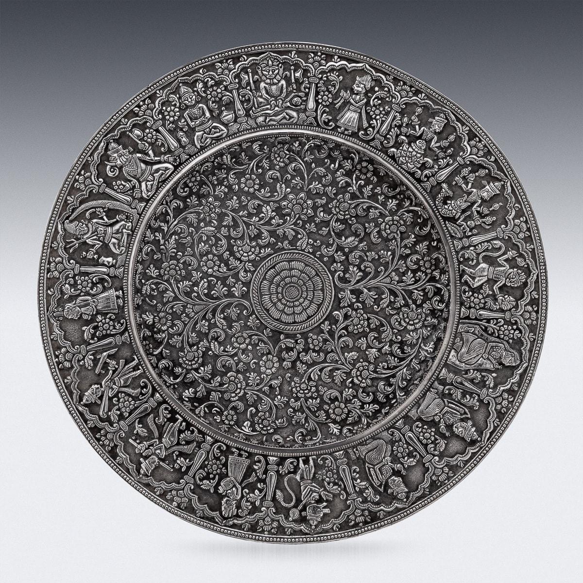 Other 19th Century Victorian Silver Plated 'Indian Kutch Tazza', Elkington c.1869