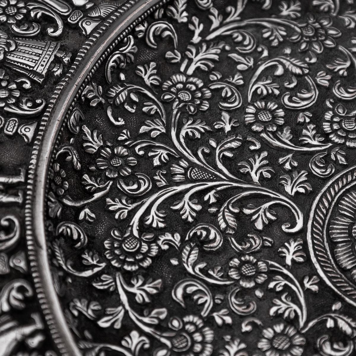 19th Century Victorian Silver Plated 'Indian Kutch Tazza', Elkington c.1869 2