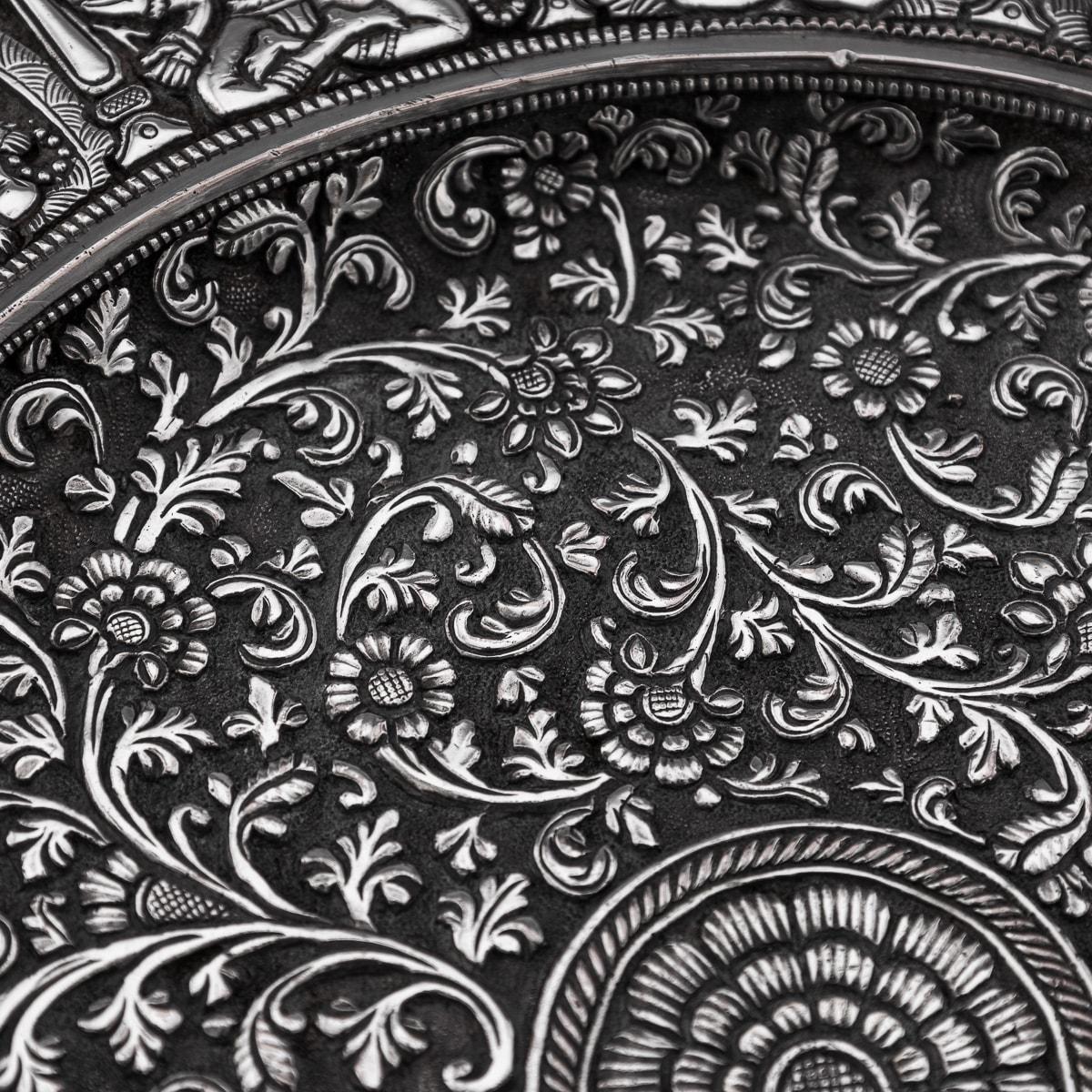 19th Century Victorian Silver Plated 'Indian Kutch Tazza', Elkington c.1869 3