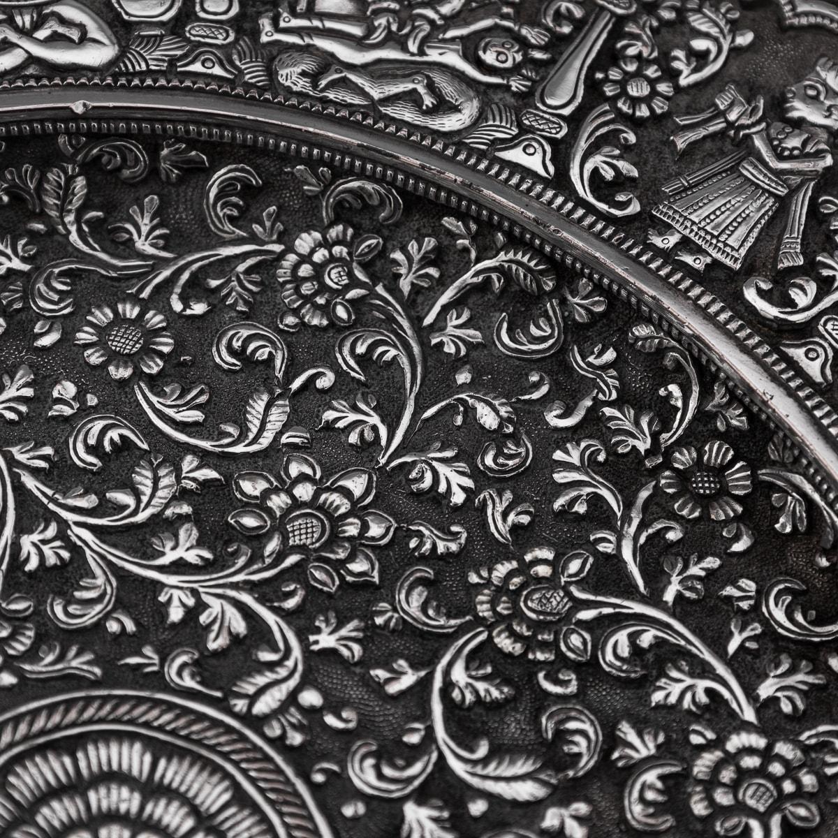 19th Century Victorian Silver Plated 'Indian Kutch Tazza', Elkington c.1869 4
