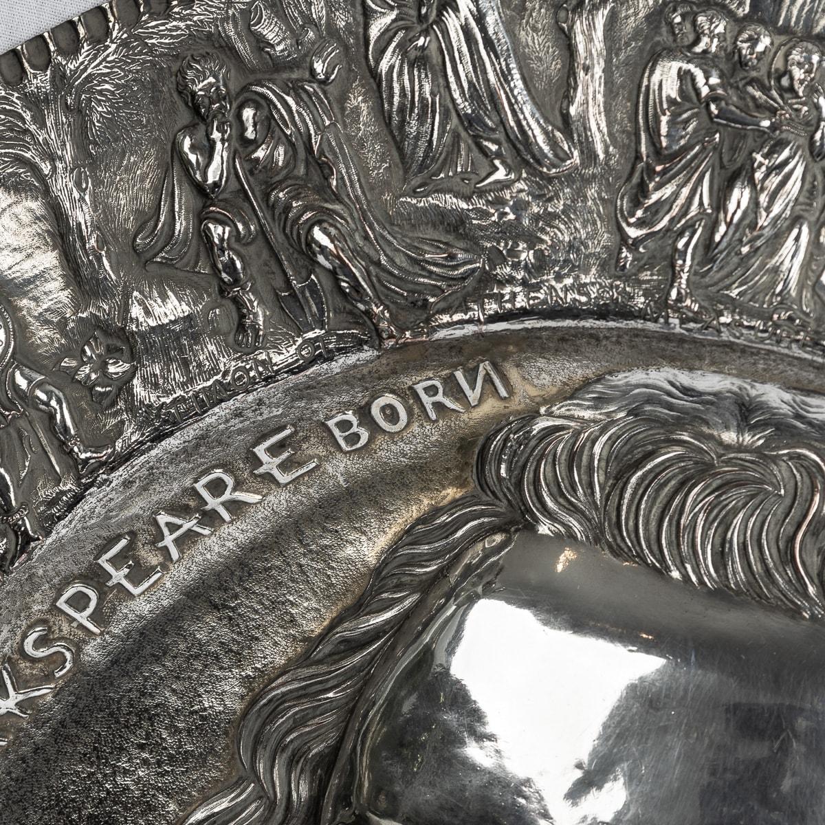 19th Century Victorian Silver Plated Shakespeare Charger, Elkington c.1850 For Sale 7