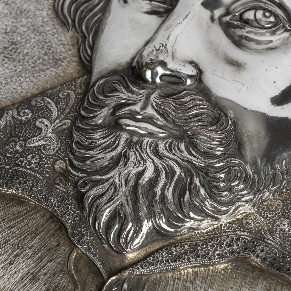 19th Century Victorian Silver Plated Shakespeare Charger, Elkington c.1850 For Sale 9