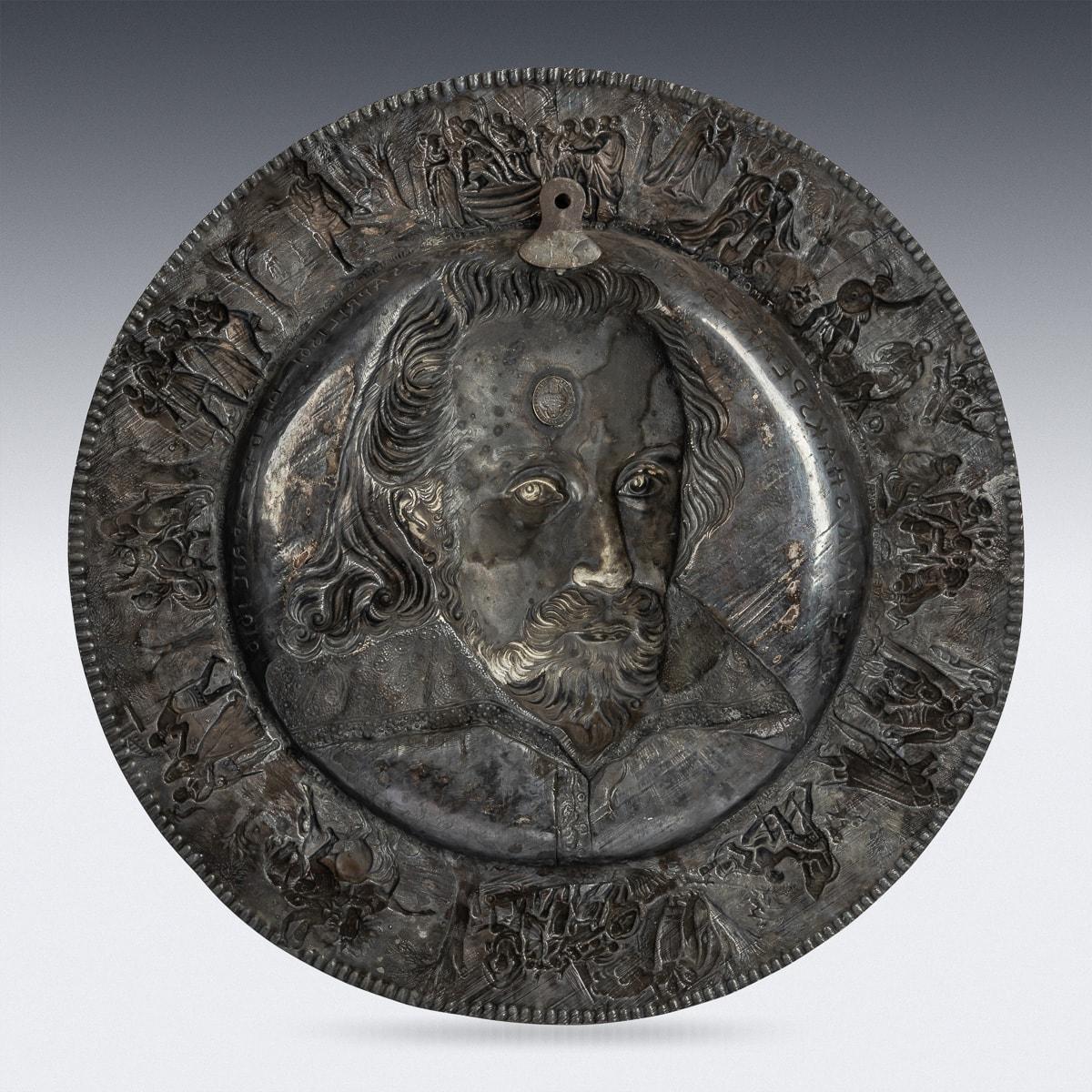 Other 19th Century Victorian Silver Plated Shakespeare Charger, Elkington c.1850 For Sale
