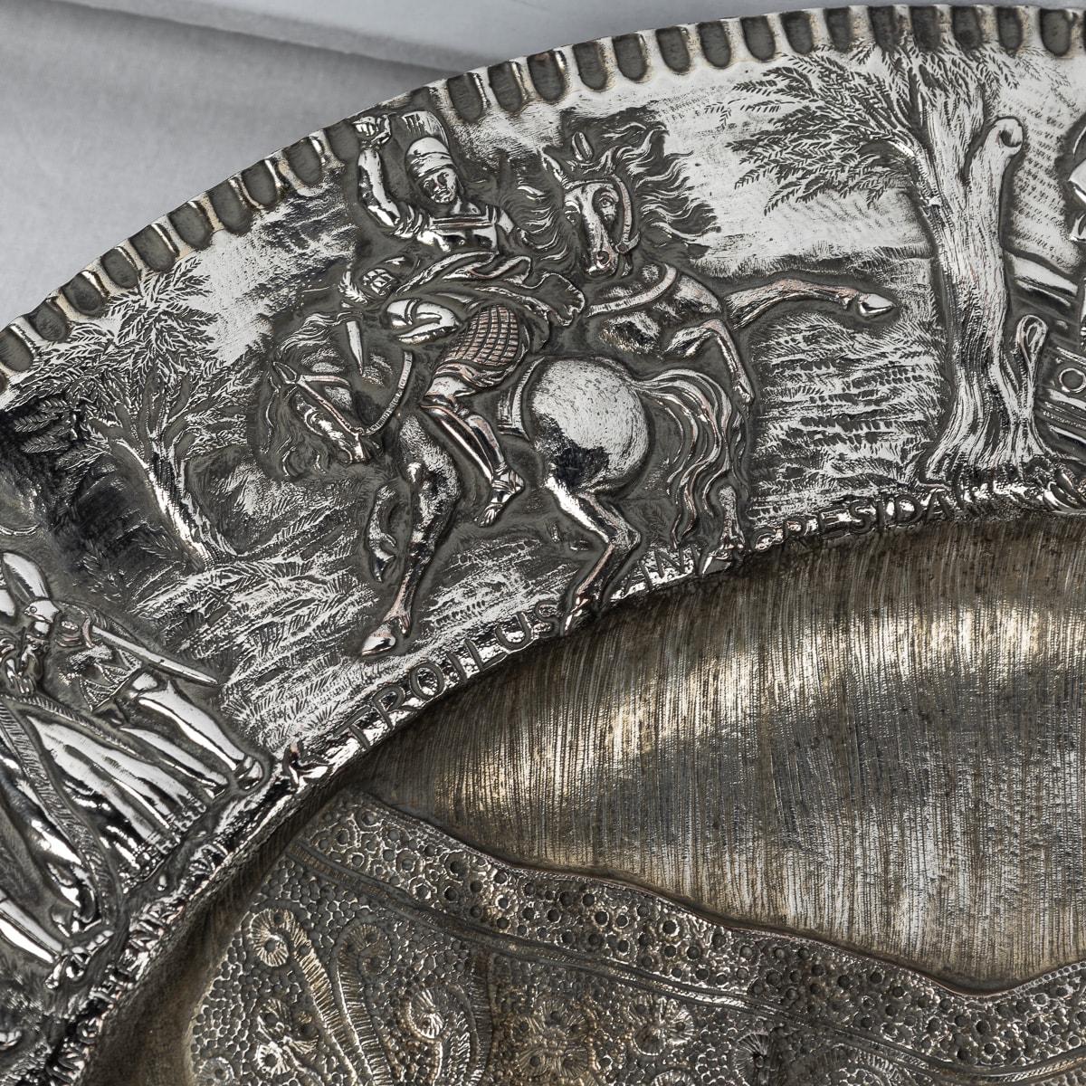 19th Century Victorian Silver Plated Shakespeare Charger, Elkington c.1850 For Sale 2