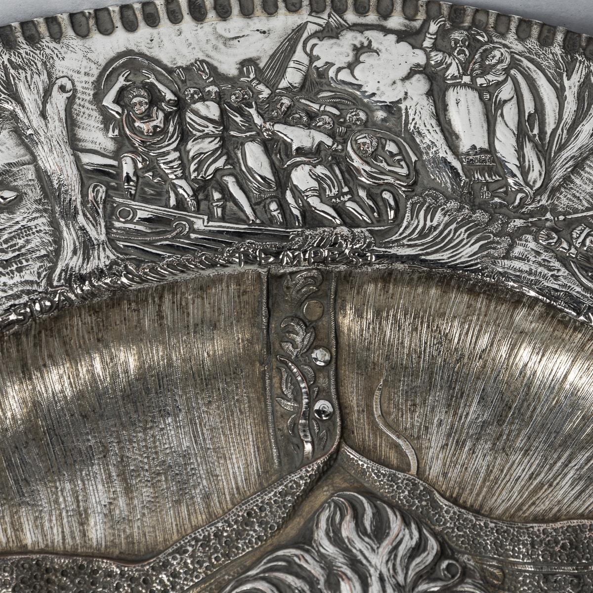 19th Century Victorian Silver Plated Shakespeare Charger, Elkington c.1850 For Sale 3