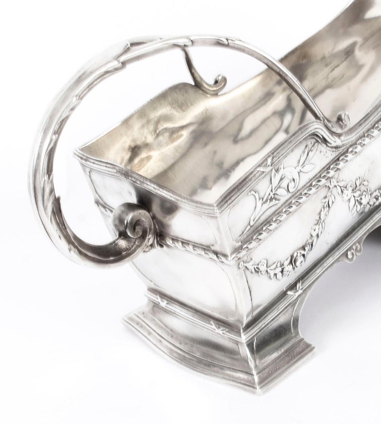 19th Century Victorian Silver Plated Wine Bottle Cradle at 1stDibs