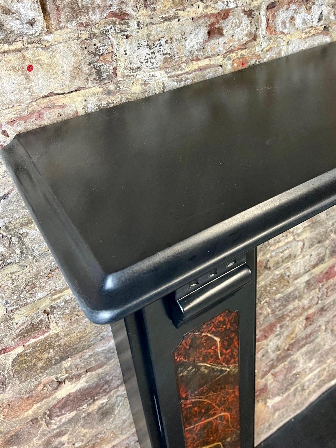 19th Century Victorian Slate Fireplace Mantlepiece 5