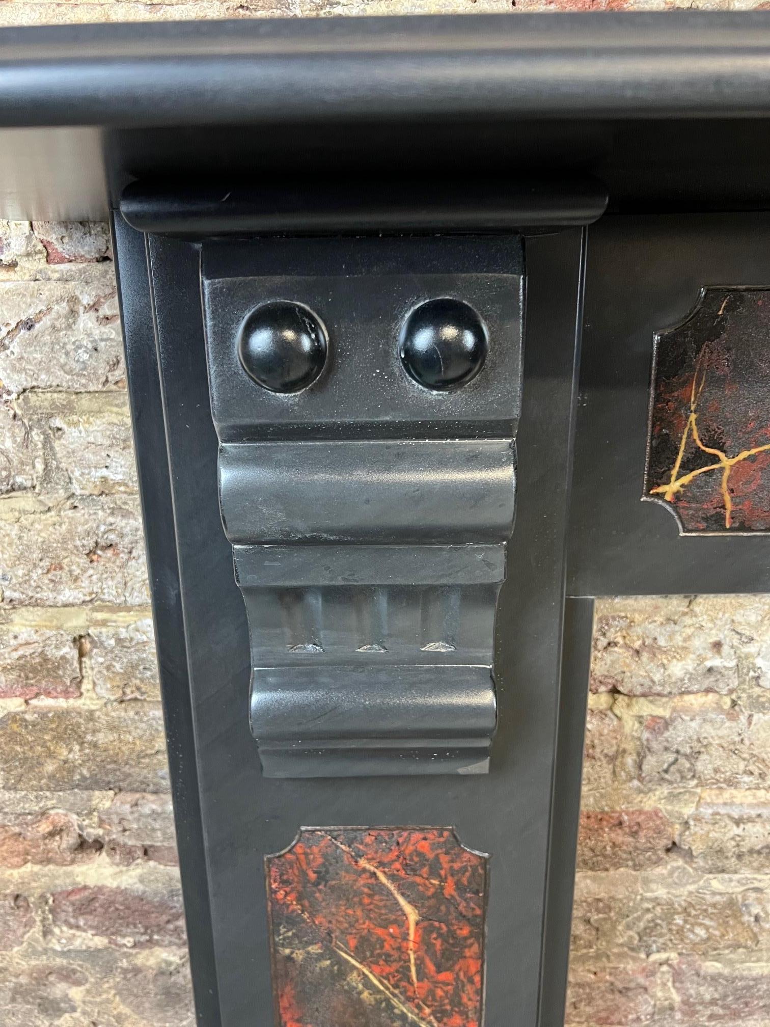 19th Century Victorian Slate Fireplace Mantlepiece 9