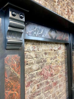 19th Century Victorian Slate Fireplace Mantlepiece