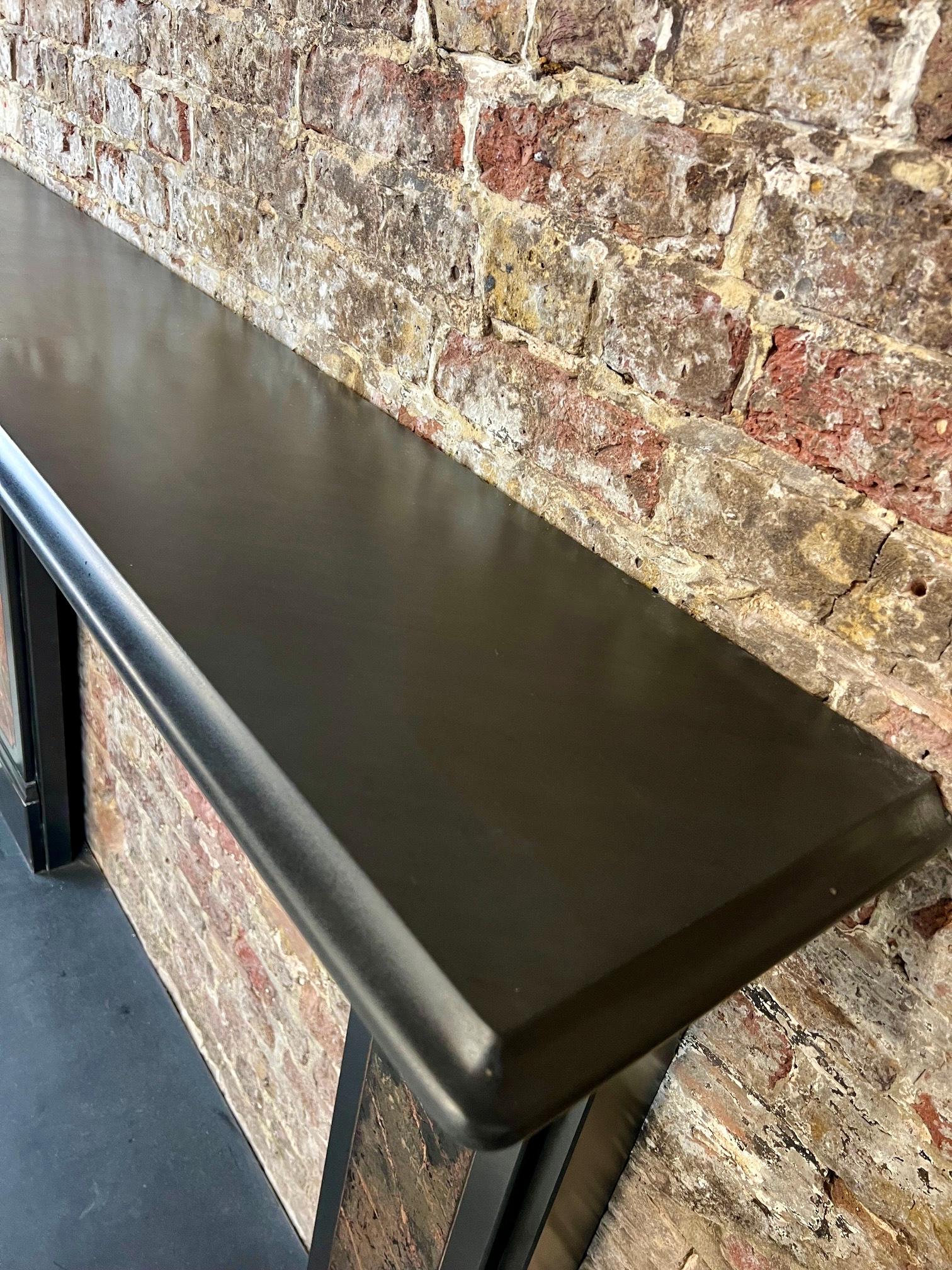 19th Century Victorian Slate Fireplace Mantlepiece In Good Condition In London, GB