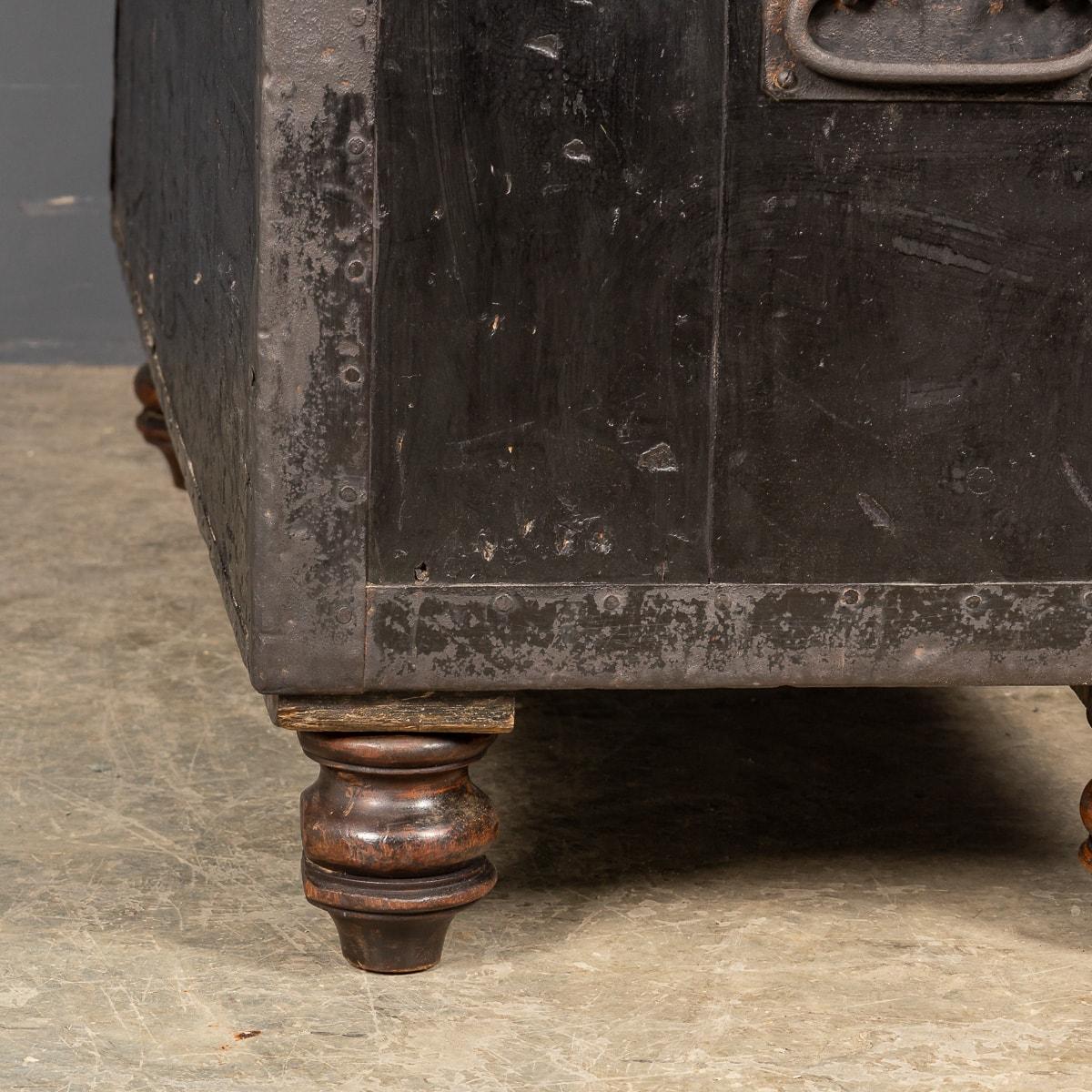 19th Century Victorian Solid Mahogany & Brass Campaign Dresser, c.1860 For Sale 15