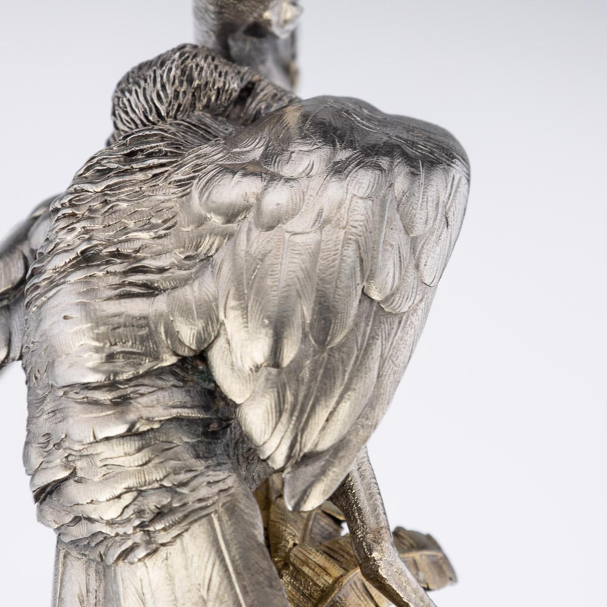 19th Century Victorian Solid Silver-Gilt Paperweight, Jean-Valentin Morel, c1851 8