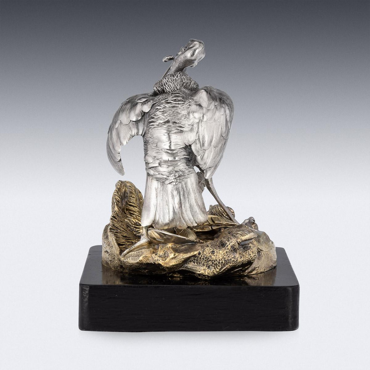 19th Century Victorian Solid Silver-Gilt Paperweight, Jean-Valentin Morel, c1851 In Good Condition In Royal Tunbridge Wells, Kent