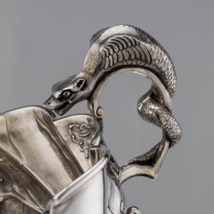 19th Century Victorian Solid Silver Set of Eight Bowls, Carrington & Co, c.1894