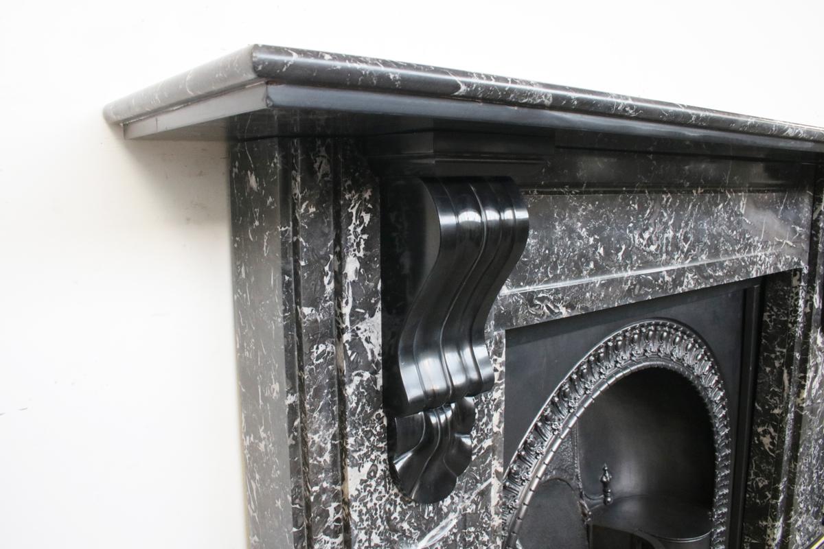19th Century Victorian St Anne Marble Fireplace Surround 1