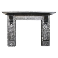 19th Century Victorian St Anne Marble Fireplace Surround