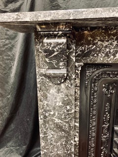 19th Century Victorian St Anne’s Marble Corbel Fireplace Surround