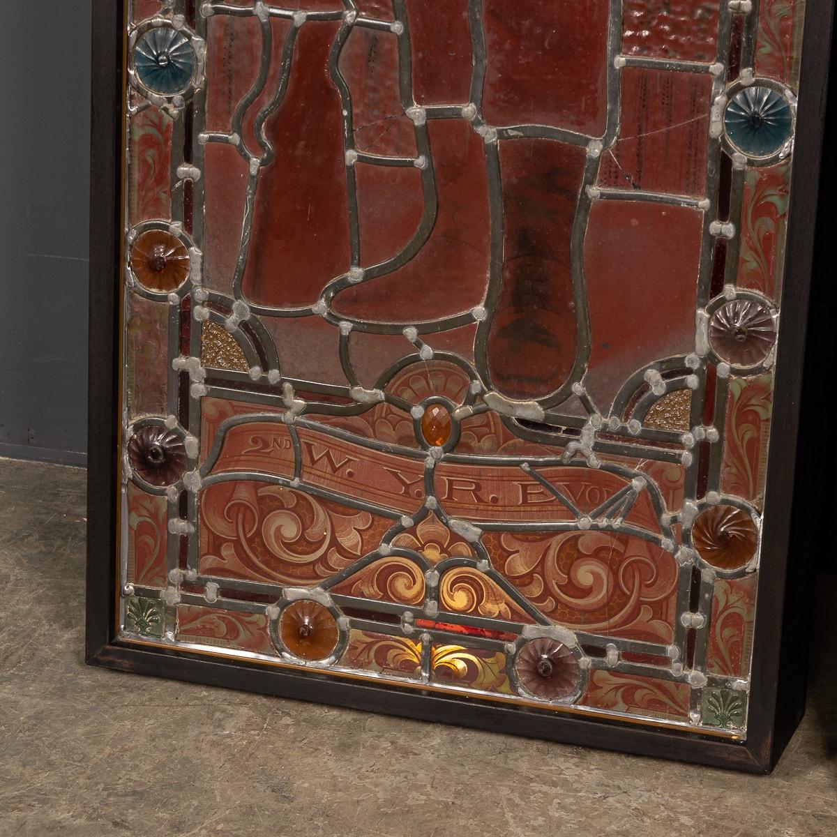 19th Century Victorian Stained Glass Window Light Boxes, c.1880 For Sale 2