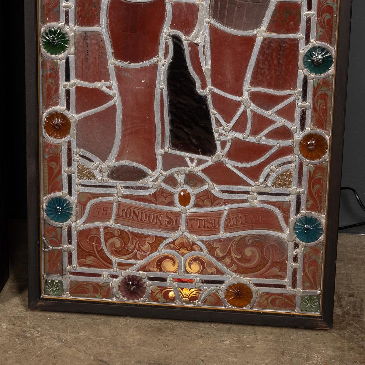 19th Century Victorian Stained Glass Window Light Boxes, c.1880 For Sale 3